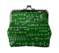 Portamonete, Portamonete Portamonete Portamonete Portamonete Mini Portafogli per Donne Ragazze Formule di equazioni matematiche