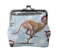 Portamonete, Portamonete Portamonete Portamonete Portamonete Mini Portafogli per Donne Ragazze Il Whippet di Natale