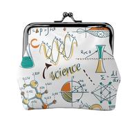 Portamonete, Portamonete Portamonete Portamonete Portamonete Mini Portafogli per Donne Ragazze Laboratorio di Scienze Educazione Biologia Chimica