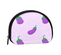 Portamonete, Portamonete Portamonete Portamonete Portamonete Mini Portafogli per Donne Ragazze Regalo, Melanzane Frutta Verdura