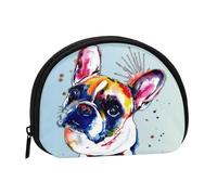 Portamonete, Portamonete Portamonete Portamonete Portamonete Mini Portafogli per Donne Ragazze Regalo, Pittura Bulldog Francese