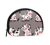 Portamonete, Portamonete Portamonete Portamonete Portamonete Mini Portafogli per Donne Ragazze Regalo, Simpatico cartone animato Mucca stampata
