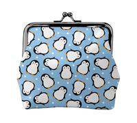 Portamonete, Portamonete Portamonete Portamonete Portamonete Mini Portafogli per Donne Ragazze Simpatico modello di cartone animato pinguino