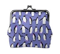 Portamonete, Portamonete Portamonete Portamonete Portamonete Mini Portafogli per Donne Ragazze Simpatico Pinguino Viola