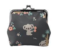 Portamonete, Portamonete Portamonete Portamonete Portamonete Mini Portafogli per Donne Ragazze Simpatico animale 3D Koala
