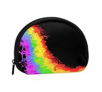 Portamonete, Portamonete Portamonete Portamonete Portamonete Mini Portafogli per Donne Regalo per Ragazze, L'Amore Vince Arcobaleno