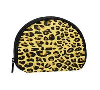 Portamonete, Portamonete Portamonete Portamonete Portamonete Mini Portafogli per regalo per donne e ragazze, Leopardo giallo ghepardo