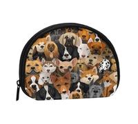 Portamonete, Portamonete Portamonete Portamonete Portamonete Mini Portafogli per regalo per donne e ragazze, modello simpatico cane