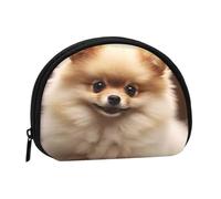 Portamonete, Portamonete Portamonete Portamonete Portamonete Mini Portafogli per regalo per donne e ragazze, Simpatica stampa di cane Pomerania