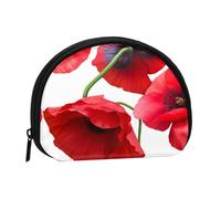 Portamonete, Portamonete Portamonete Portamonete Portamonete Mini Portafogli per Regalo per Donne e Ragazze, Modello Senza Cuciture Papavero