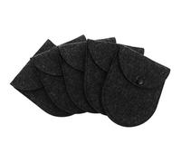 Portamonete, Portasoldi in Feltro 5, Borsellino per Gioielli e Cosmetici con Bottone a Pressione per Viaggi, Pendolarismo, Colloqui, Serate