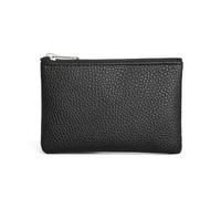 Portamonete, PU Lychee Pattern Zipper Change Coin Wallet Mini Change Holder Pocket per le donne carta di credito ID chiave rossetto