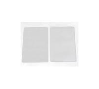 Portamonete, senza parole, riutilizzabile, in plastica, PVC trasparente satinato, porta carte d'identità, porta badge antimagnetico