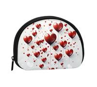 Portamonete Squeeze Piccolo Portafoglio Zippe Romantic Love'S stampato portamonete, nero, taglia unica, stampato