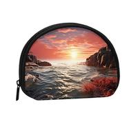 Portamonete Squeeze Small Wallet Zippe Red Beach Reef stampato portamonete, nero, taglia unica, stampato