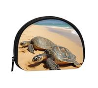 Portamonete Squeeze Small Wallet Zippe Turtles On The Beach stampato portamonete, nero, taglia unica, stampato