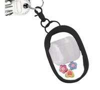 Portamonete trasparente - Borsa a mano trasparente per auricolari - piccola cassa con cerniere lisce per Natale, laurea, compleanno e festa, Nero , Se référer au descriptif, Fare riferimento alla