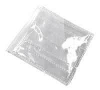 Portamonete Trasparente Compatto in Pvc, Leggero e Pratico | Porta Carte e Documenti, Semplice e Classico, Portatile, Mantiene gli Oggetti Puliti e Facili da Trovare