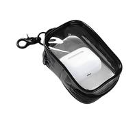 Portamonete trasparente: portatile da 6,5 x 4 x 10,5 cm con portachiavi, custodia antipolvere, supporto compatto per cuffie, mini organizer per cavi, portafoglio, multicolore, A, Vedere la