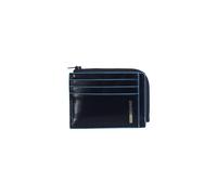 Bustina piatta porta documenti con tasca con zip per monete Piquadro B2 blu - Tabella Colori: Blu