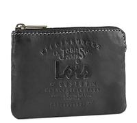 Lois - Portamonete Uomo Piccolo, Tascabile, Porta Spiccioli Uomo, Portaspiccioli Uomo, Borsellino Monete Uomo - Portachiavi Uomo, Portamonete Donna in Pelle Elegante, Nero