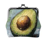 Portamonete versatile con stampa avocado, squisito mini portafoglio carino per ogni occasione