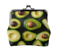 Portamonete versatile con stampa di avocado, mini portafoglio carino per ogni occasione