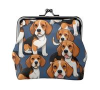 Portamonete versatile con stampa di cane Beagle, squisito mini portafoglio carino per ogni occasione