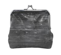 Portamonete, Vintage Avocado Verde Chiusura Pouch Portafoglio Portachiavi Sacchetto Portatile Cambiare Portafoglio Organizzatori, Legno Rustico Nero, Taglia unica, Legno Rustico Nero