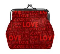 Portamonete vintage portamonete portamonete Love San Valentino rosso, Come nella foto, Taglia unica, Organizer per borse