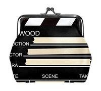 Portamonete vintage portamonete portamonete portamonete retrò nero film Clapboard, Come nella foto, Taglia unica, Organizer per borse