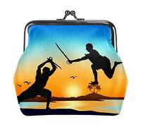 Portamonete vintage portamonete portamonete portamonete Sword Fight Beach, Come nella foto, Taglia unica, Organizer per borse