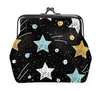Portamonete Vintage Pouch Cambiare Borsa Portafogli Acquerello Pittura Stelle, Come nella foto, Taglia unica, Organizer per borse