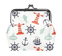 Portamonete Vintage Pouch Change Purse Portafogli Nave mare, Come nella foto, Taglia unica, Organizer per borse
