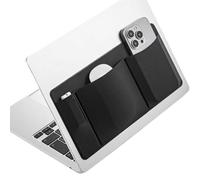 Portamouse per computer portatile - Supporto adesivo per mouse e disco rigido, organizer a 3 tasche per accessori elettronici, custodia pratica per donne | studenti e professionisti
