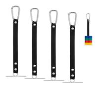 Portanastro, Portanastro elettrico da 4 pezzi, Cinture per attrezzi nere per appaltatore elettrico con perizoma largo 2, 4 per elettricista, edilizia, falegname, corniciaio, perizoma