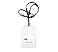 Portanome in PVC rigido Sei Rota Pass 6 10 pezzi - nero - 31841700