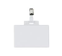 Portanome Pass 4E - 11 x 7 cm - metallo - con clip - Sei Rota - conf. 10 pezzi