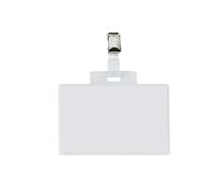 Portanome Pass 4E - clip in metallo - c/cartoncino - 11 x 7 cm - Sei Rota - conf