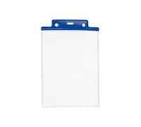 Portanome Pass 6S-P - 10 x 15 cm (A6) - PVC - blu - Sei Rota - conf. 50 pezzi