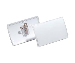 Portanomi DURABLE CLICK FOLD CON COMBI CLIP trasparente inserto 54x90 mm - PPL a