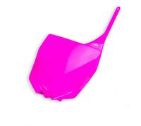 Portanumeri Anteri UFO Yamaha Rosa Fluorescente Per Moto Ricambi Accessori