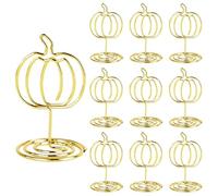 Portanumeri Da Tavola - Portanomi A Per Tavoli - 10 Pezzi Decorazioni Per Centrotavola Autunnali Con Clip Metalliche Per Eventi Di Laurea Ringraziamento Compleanno Per Ristoranti Caffè Hotel