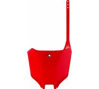 POLISPORT 8670700001 - Tabella portanumero replica OEM realizzata in plastica lucida resistente e durevole compatibile con le moto Honda in colore rosso