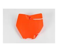 Portanumero Anteriore UFO Arancione Fluorescente KTM SX/SX-F Per Moto Ricambi
