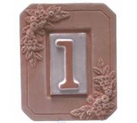 Portanumero in Terracotta 1 Posto 13 x 16 cm 5 Pezzi