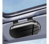 Portaocchiali Da Sole per Auto Custodia con Clip Organizzatore per Parasole