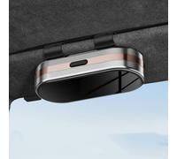 Portaocchiali da sole per visiera auto, organizer per occhiali da sole, custodia