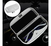 Portaocchiali da sole per visiera auto, scatola portaocchiali, accessori per