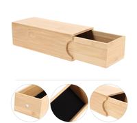 Portaocchiali Portatile Organizer Da Sole Di Stoccaggio Degli Caso in Bambù